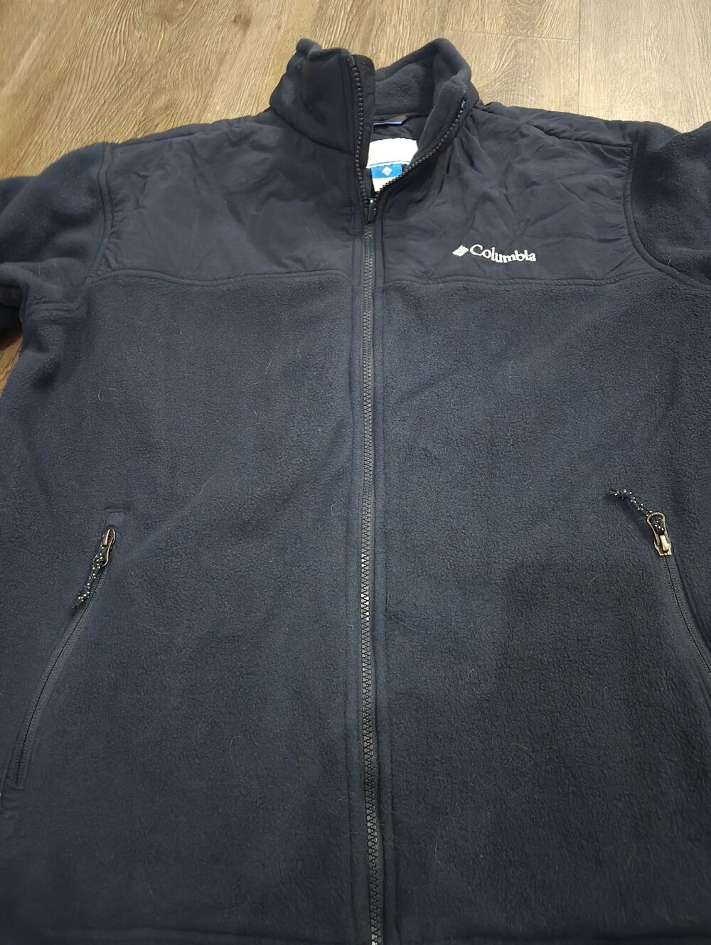 Columbia Men’s Navy Full-Zip Fleece Jacket